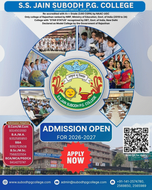 Admission Open 2026-27